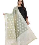 DesiButik Silk Dupatta with Zari Work 36*102 inches