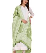 DesiButik Silk Dupatta with Zari Work 36*102 inches