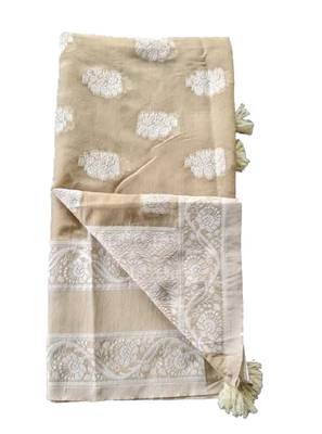 DesiButik Silk Dupatta with Zari Work 36*102 inches 3