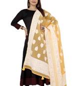 DesiButik Silk Dupatta with Zari Work 36*102 inches
