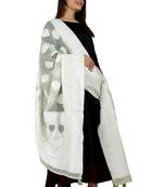 DesiButik Silk Dupatta with Zari Work 36*102 inches