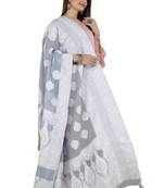 DesiButik Silk Dupatta with Zari Work 36*102 inches