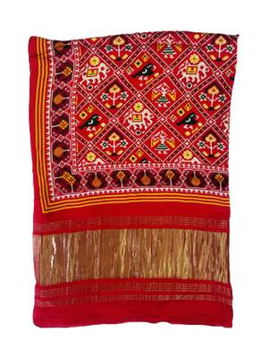 DesiButik Silk Dupatta with Zari Work 36*102 inches 4