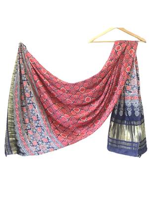 DesiButik Silk Dupatta with Zari Work 36*102 inches 5