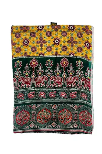 DesiButik Silk Dupatta with Zari Work 36*102 inches