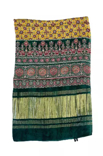 DesiButik Silk Dupatta with Zari Work 36*102 inches