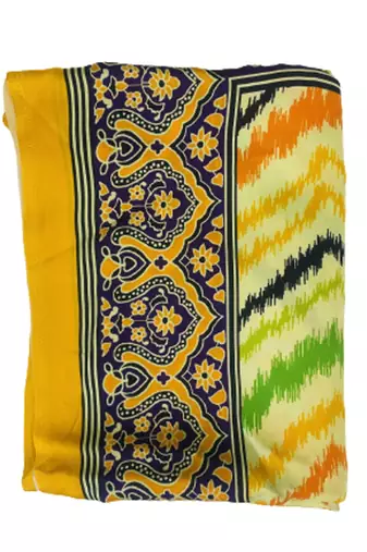 DesiButik Silk Dupatta with Zari Work 36*102 inches