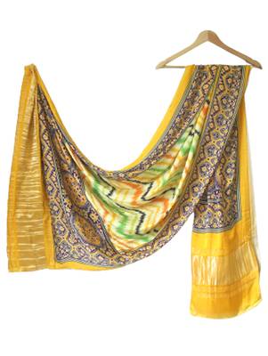 DesiButik Silk Dupatta with Zari Work 36*102 inches 5