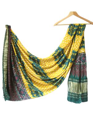 DesiButik Silk Dupatta with Zari Work 36*102 inches 5