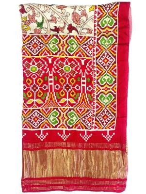 DesiButik Silk Dupatta with Zari Work 36*102 inches 3