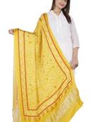 DesiButik Silk Dupatta with Zari Work 36*102 inches