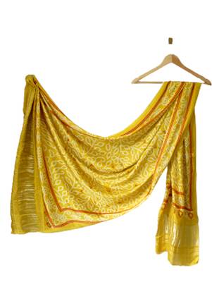 DesiButik Silk Dupatta with Zari Work 36*102 inches 5