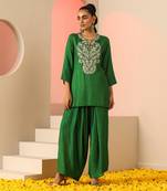 Green  kurta set