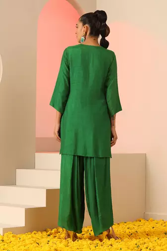 Green  kurta set