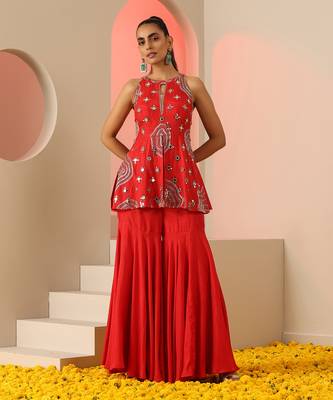 Red  sharara 1