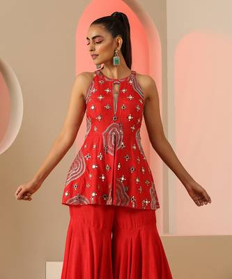 Red  sharara 4