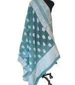 DesiButik Silk Dupatta with Zari Work 36*102 inches