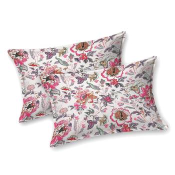Set of two 100% cotton  double bedsheets with 4 pillow covers (90x108 inch) 3