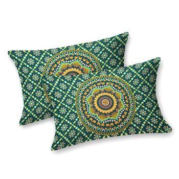 Set of two 100% cotton  double bedsheets with 4 pillow covers (90x108 inch) 3