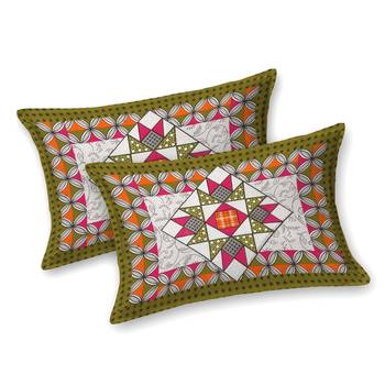 Set of two 100% cotton  double bedsheets with 4 pillow covers (90x100 inch) 3