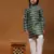 Firozi Jacquard Silk Kurta Pajama Set for Boys Ethnic Wear