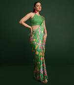 Zahra satin saree