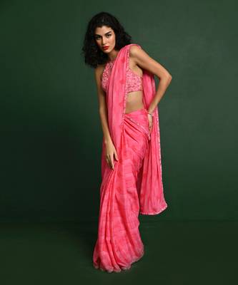 Lara georgette saree 4