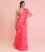 Lara georgette drape saree