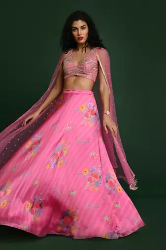 Rosetta Embroidered Lehenga Set