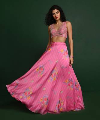 Rosetta Embroidered Lehenga Set 4
