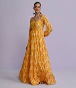 Yellow gown