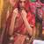 Kimisha women's red silk woven saree with unstitched blouse piece