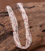 Multilayered Beaded Pearl Long Necklace For Women