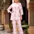 Trendy Pink Colour Smart Printed Co-ord Set For Classy Looks