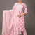 Floral Printed Pink Colour Resham Work Readymade Salwar Kameez