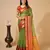 Green Ethnic Zari Woven Traditional Looking Girlish Saree