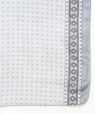 Women's Grey Printed Cotton Kurti With Foil Printed Dupatta Set 4