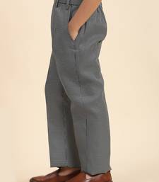 Black Checkered Cotton 3 Piece Suit Set for Boys Party,Wedding Outfits