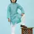 Firozi Cotton Kurta Pajama Set for Boys Kids Ethnic Wear with Embellished Design