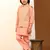 Pink Mirror work Cotton Kurta Pajama with Waistcoat set for Boys Ethnic Wear