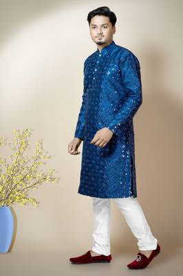 Mirror Work kurta and Pajama set 4