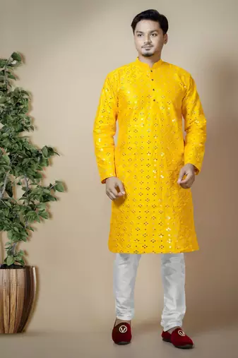 Mirror Work kurta and Pajama set