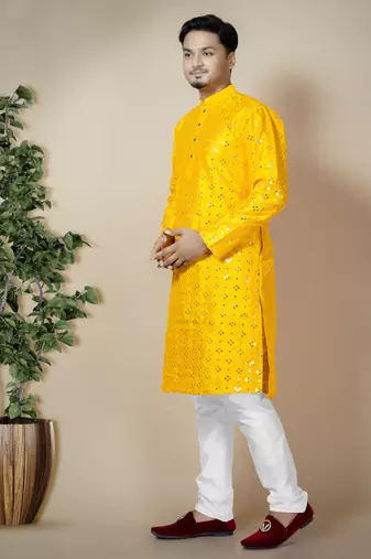 Mirror Work kurta and Pajama set