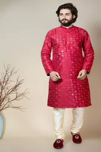 MIrror Work kurta and Pajama set