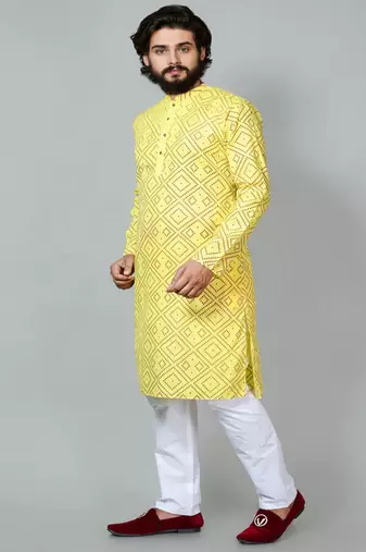 Sequins Work kurta and Pajama set