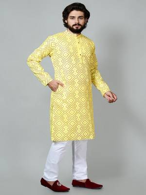 Sequins Work kurta and Pajama set 3