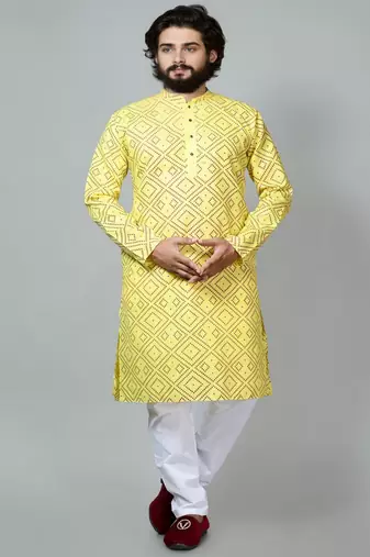 Sequins Work kurta and Pajama set
