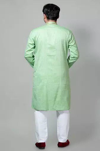 Mirror & Stripe Work kurta and Pajama set