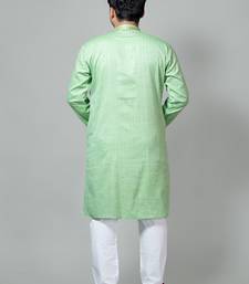 Mirror & Stripe Work kurta and Pajama set