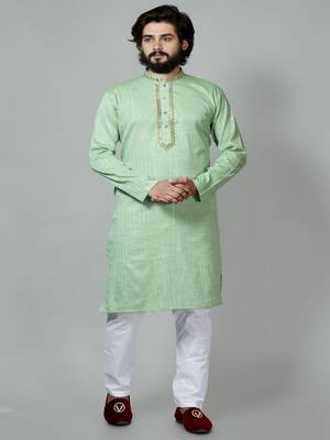 Mirror & Stripe Work kurta and Pajama set 5